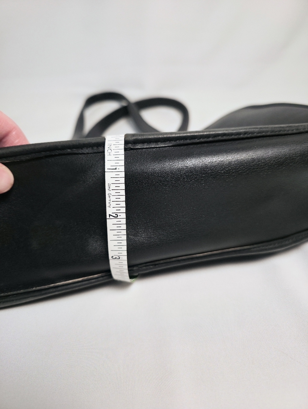 PROJECT Vintage Coach Marketing Tote Black Leather Laptop Briefcase Large Purse - Picture 16 of 16